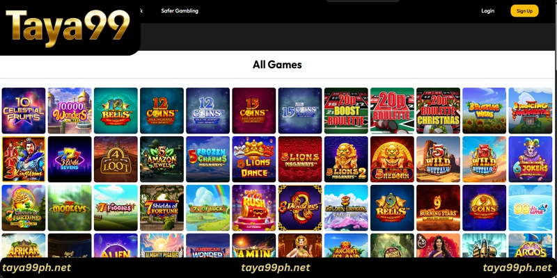 Popular Games on Taya99