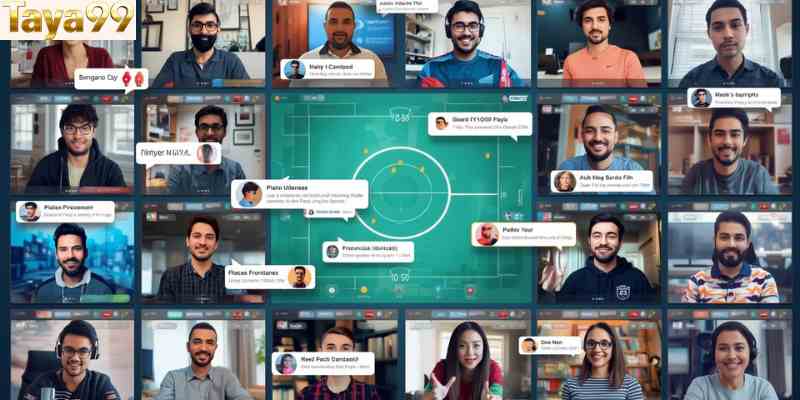 Online users discussing live match strategies in a community forum